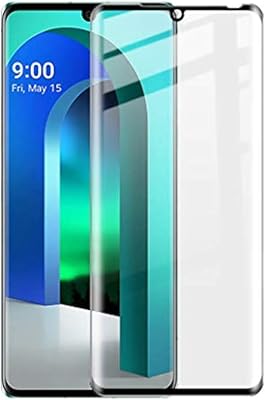 for LG Velvet 3D Curved Screen Tempered Glass - 2PACK High Clear Full Coverage Screen Protector for LG Velvet