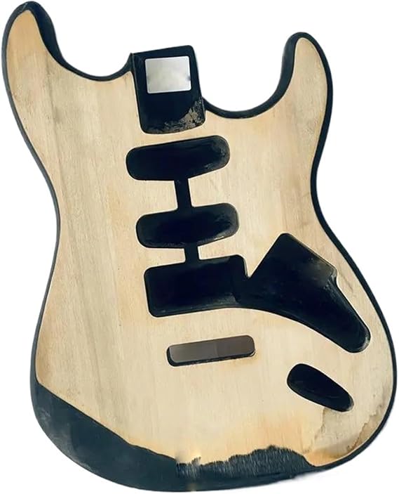 ST Model Electric Guitar Body Solid Bass Wood DIY