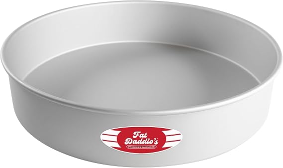 Fat Daddio's Round Cake Pan, 14 x 3 Inch, Silver
