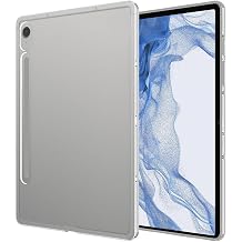 Zore Galaxy ile uyumlu Tab S10 FE Kılıf Tablet Süper Silikon Kapak Renksiz