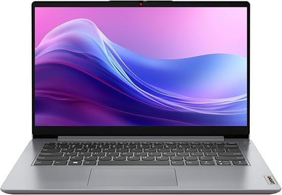 Lenovo IdeaPad 1 Laptop, 14" HD Screen, Intel Celeron N4020, 4GB RAM, 128GB eMMC, Webcam, Wi-Fi 6, Windwos 11 Home, Gray
