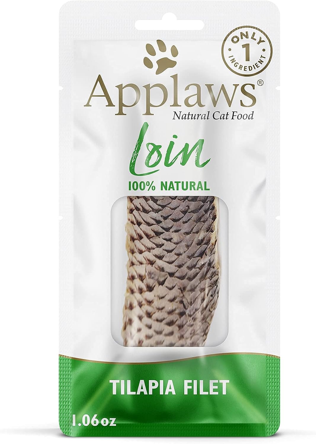 Applaws, Whole Tilapia Loin Natural Cat Treat