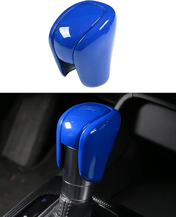 AntBooBoo for Honda Civic 2022-2026, for 2023 2024 2025 2026 CRV CR V, Accord 2018-2026 Automatic Transmission CVT Gear Shift Knob Cover Trim Protector Sporty Sticker - Wholly Wrapped Blue