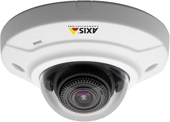 Axis 0516-001 Communications 1 MP Fixed Mini Dome Network Camera (White)