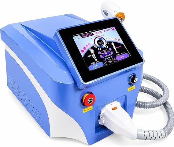 Diode Laser Hair Removal Machine, Permanent Results for Full Body Use at Home, 3 Adjustable Wavelengths for Women & Men