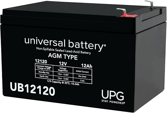 Universal Power Ub12120 12v 12amp Battery