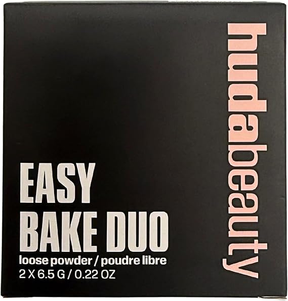 Huda Easy Bake Duo Loose Powder Set - Pink Pumpkin