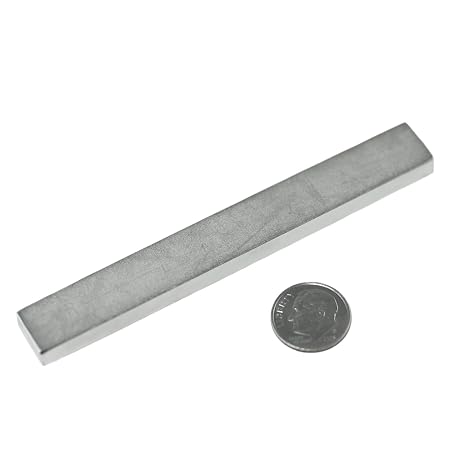 Applied Magnets Neodymium Bar Magnet N52 Grade, 4" x 1/2" x 1/4" Rare Earth Magnet for Industrial, DIY, and Scientific Use