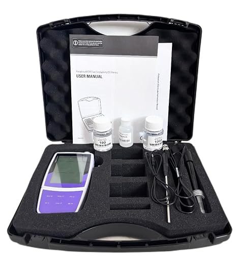 Sodium Ion Meters Na Ion Concentration Meter Counter for Testing Sodium Ion with Range 0.002 to 69000 ppm Accuracy 0.5% F.S. Automatic Temperature Compensation Function