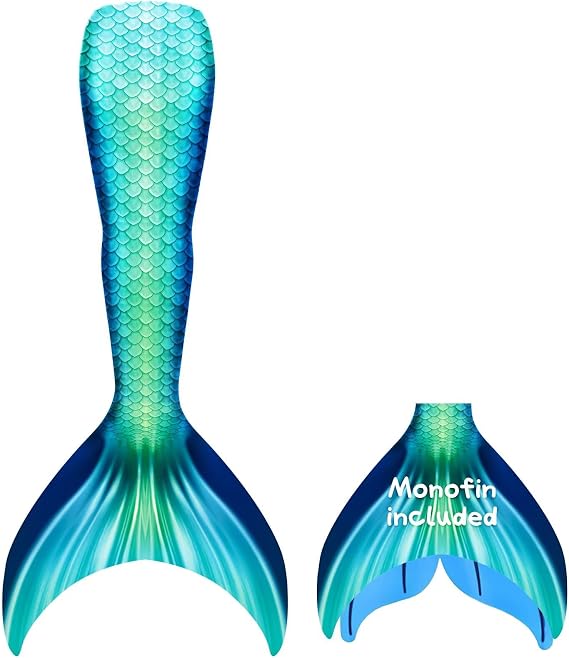 Superband Mermaid Tails for Swimming for Adults with Monofin