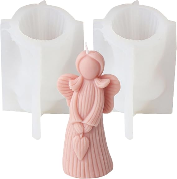 Silicone Candle molds (2pcs Angel Silicone Mold)