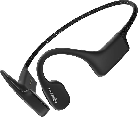 Aftershokz Xtrainerz Bone Conduction MP3 Swimming Headphones, Black Diamond