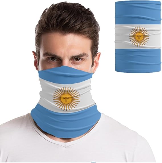 Greenery-GRE National Flag Tube Bandana Summer Face Mask Covering Sports Multi Scarf Head Wrap Balaclava Gaiter Scarf for Men