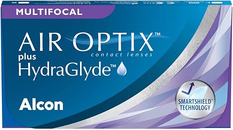 Air Optix plus HydraGlyde Multifocal monthly contact lenses soft 6 pieces BC 8.6 mm / DIA 14.2 mm / ADD HIGH / +2.5 diopters