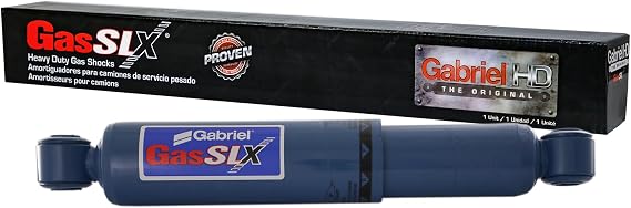 Gabriel 89431 GasSLX Adjustable HD Front & Rear Shocks Fits Blue Bird School Bus; Freightliner MT45; International; Oshkosh Motor Truck; Fire Rescue; Class A Motorhomes; OEM# 405348