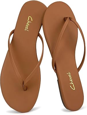 Cheval Flat Leather Flip Flops for Women, Comfortable Dressy Thong Sandals 2026 Summer and Spring Vacation Essentials, Chanclas Para Mujer