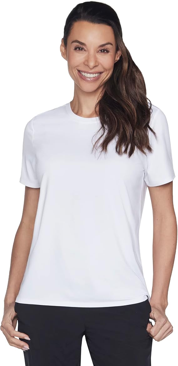 Skechers Women's Skechers Go Dri Swift Tee | Casual, GO DRI Swift, Moisture Wicking, Quick-Drying, UPF 40+, 4-Way Stretch