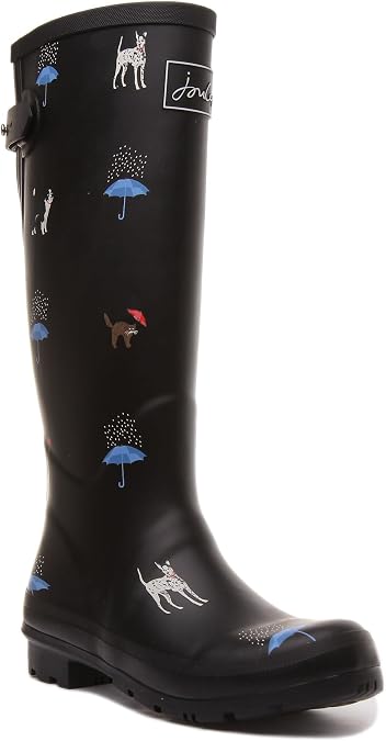 Joules Women's Welly Print Rain Boot