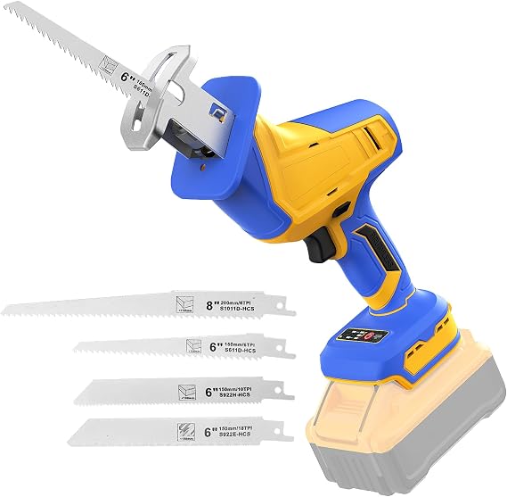 Cordless Reciprocating Saw Compatible with Dewalt 20V Battery(No Battery)