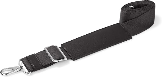Leatherology Black Onyx Adjustable Replacement Should/Bag Strap - 36.5"-59.5" - Black