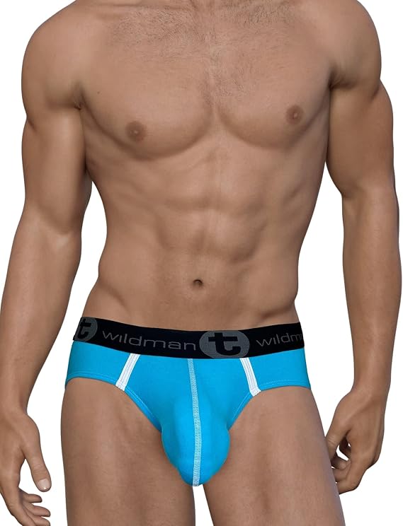Wildmant Modal Big Boy Pouch Brief Baby Blue