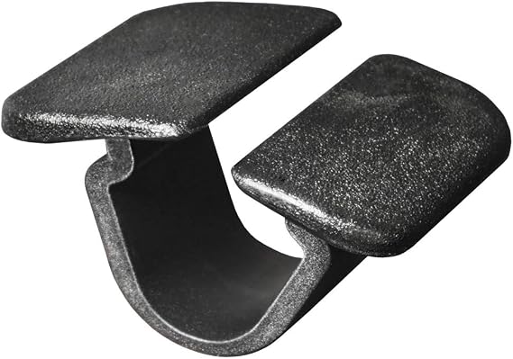 Clipsandfasteners 15 Black Nylon Hood Insulation Retainers, Push Button, Manual, Compatible with VW/Audi