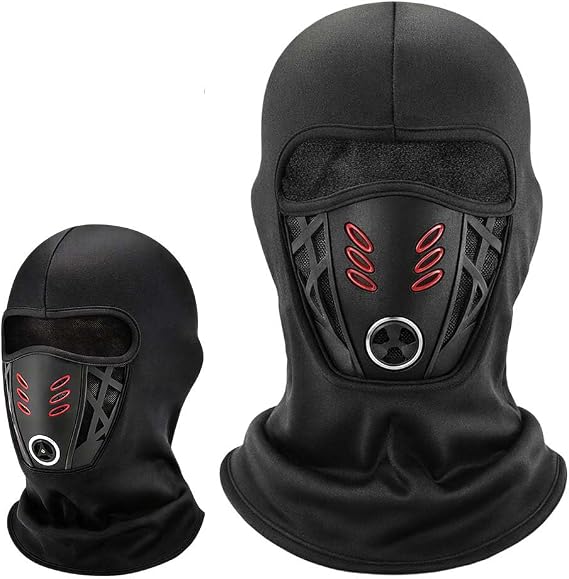Balaclava Ski Face Mask Winter Windproof Warm Mask 3D Design Breathable Bandana, Winter Rider Face Mask, for Motorcycle