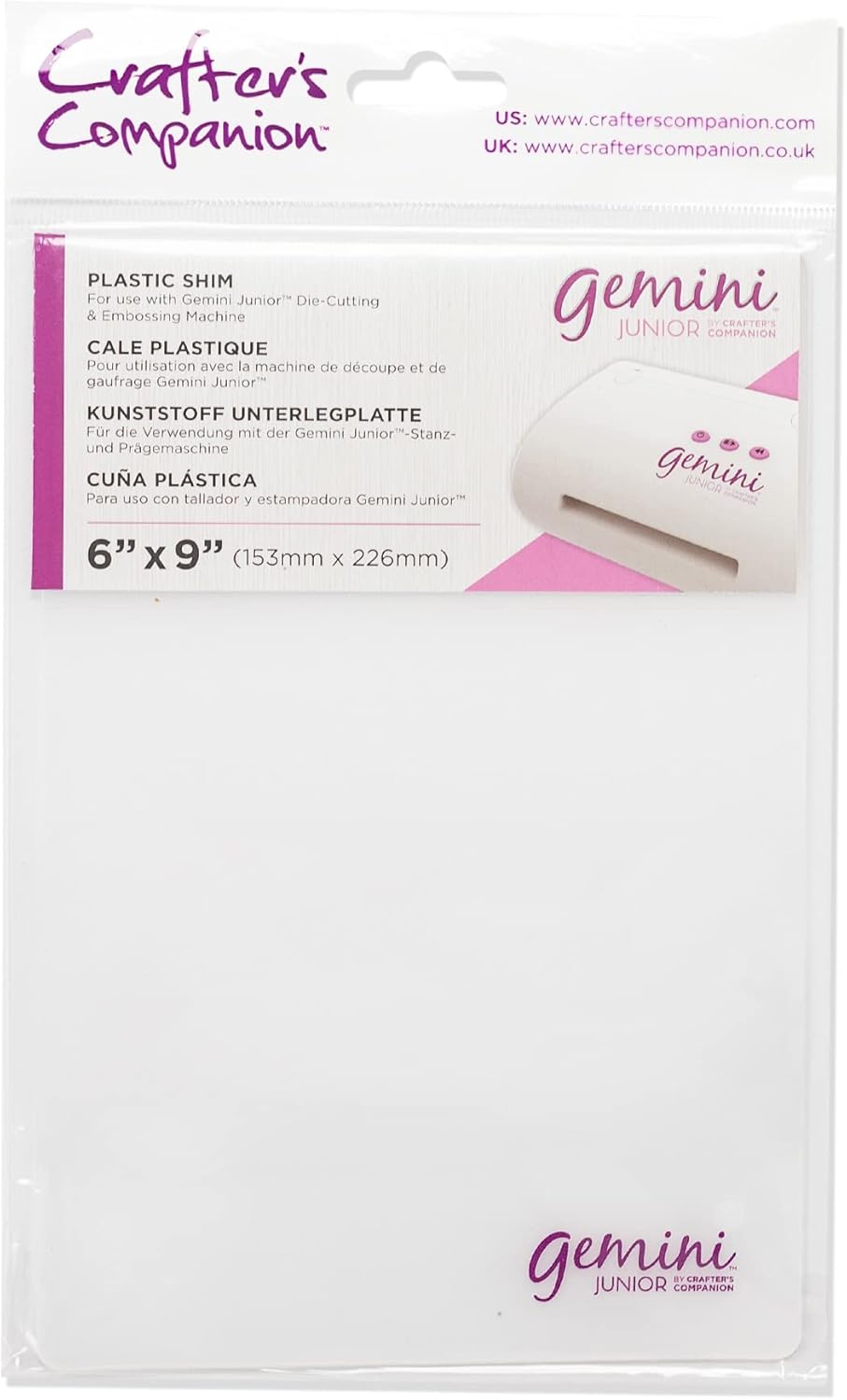Gemini GEMJR-Acc-PLAS Die Cutting Machine Accessories, White