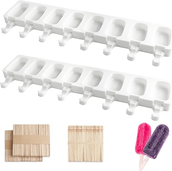 2 PCS Silicone Ice Lolly Moulds