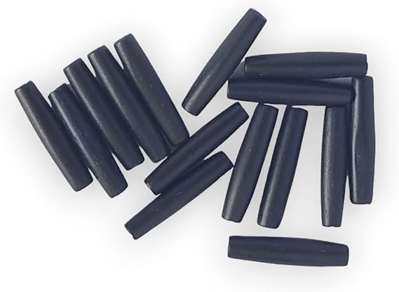 30 pcs White Bone Genuine Hair Pipe Beads 1 (1 Inch) for Native American Jewelry Making and chokers