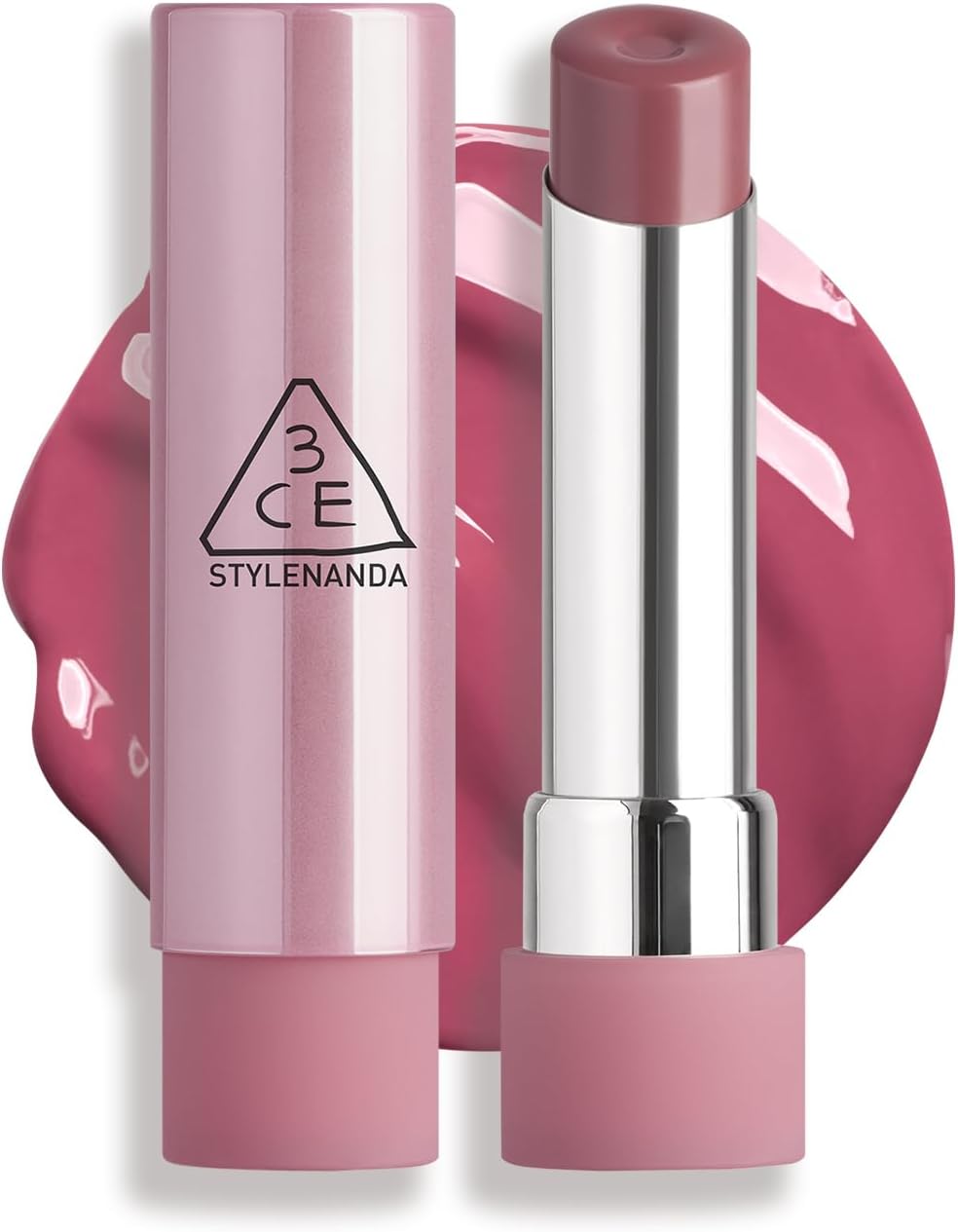 3CE Grazy Lip Glow Lavender Cream Lipstick