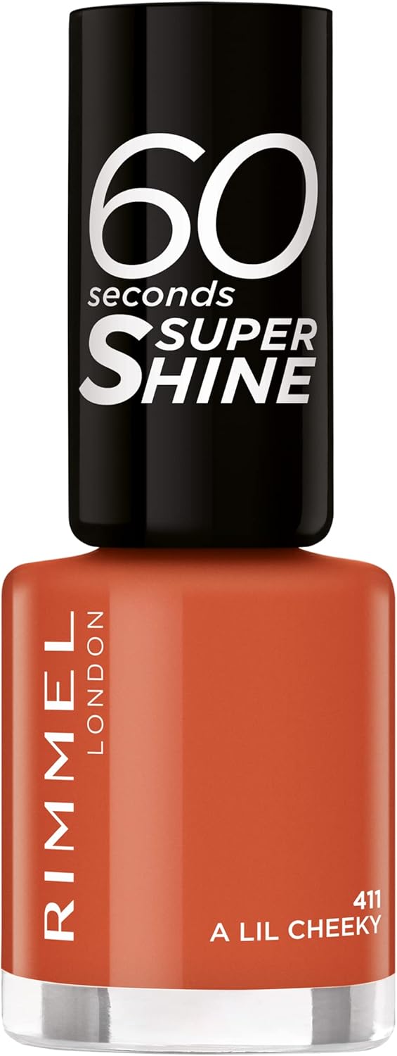 Rimmel London 60 Seconds Super Shine Nail Polish - 411 A Lil Cheeky