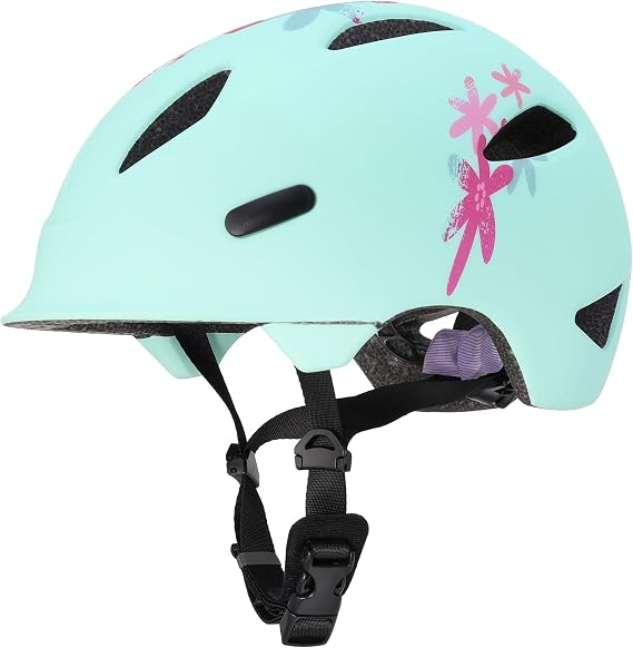 Kids Bike Helmet Boys and Girls Bicycle Helmet with Cool Visor Helmet for Kids 3-14, Children Bike Helmets Youth Bike Helmet Adjustable & Lightweight