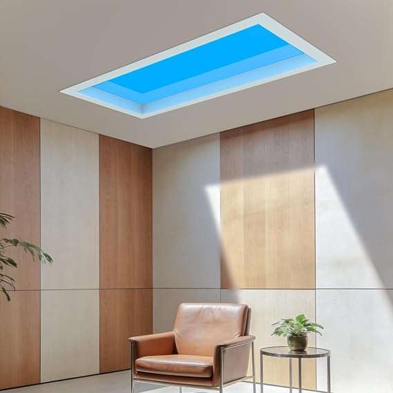 2x1 Ft Artificial Skylight Ceiling Light, Dimmable