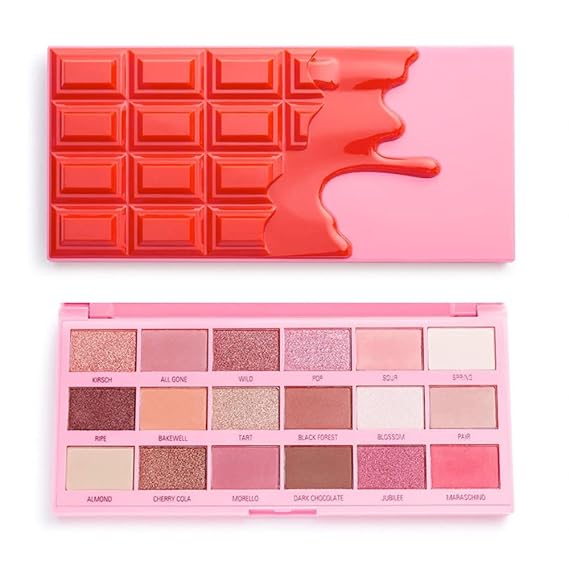 I Heart Makeup Revolution Eyeshadow Palette, Chocolate Cherry