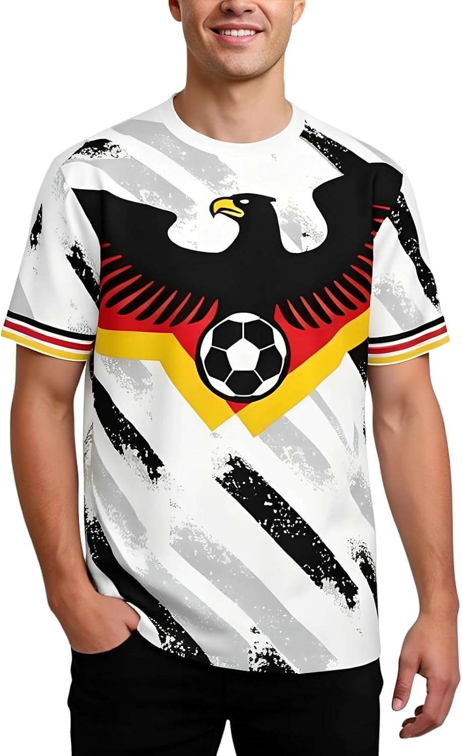 Adult Football Jerseys for Men Sports Training Jerseys Tops Flag Team Fans Football T-Shirts