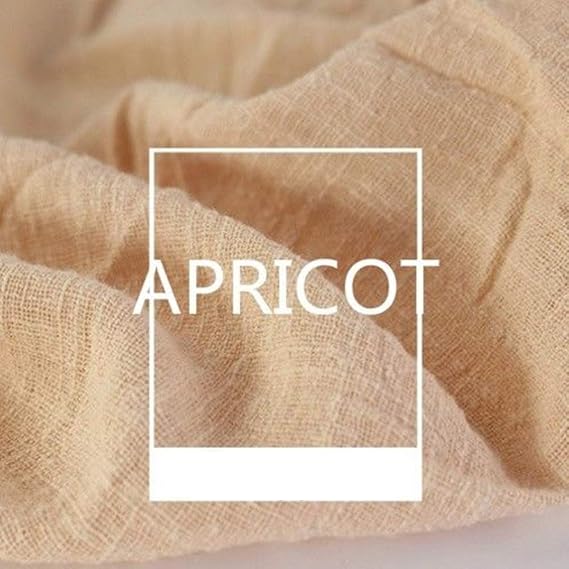 Linen Cotton Fabric,130 x 100 cm Organic Material Pure Natural Flax Cambric Eco DIY Clothes Fabric Soft Cotton Linen Curtain Cloth Handmade