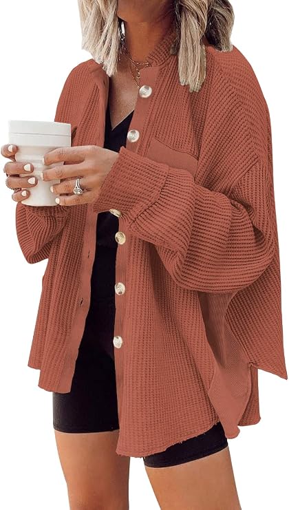 Womens Corduroy Button Down Shirts Color Block Long Sleeve Blouses Tops Jackets