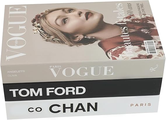 TOP CLADD Coffee Table Decorative Books for Home Decor, Fake Books for Decoration, Aesthetic Bookshelf Decor for Living Room Office Bedroom, 3 Piece