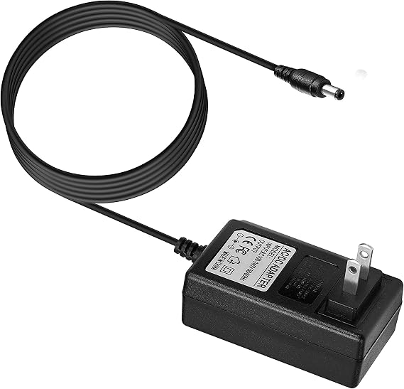 12V Nail Drill Charger Power Cord Compatible with Lavinda,Makartt,Lumcrissy,AIRSEE NS-0801,MelodySusie MS-801 Electric Nail Drill Machine Power Adapter Cord