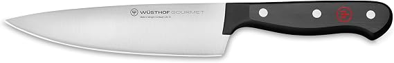 WUSTHOF Gourmet 6" Chef's Knife, Black