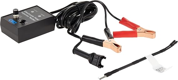 OTC 3398 Fuel Injection Pulse Tester - Includes Wiring Harness Adapter | Check Cylinder Balance by Firing Individual Injectors at 1/2-Second Increments in Three Different Ranges