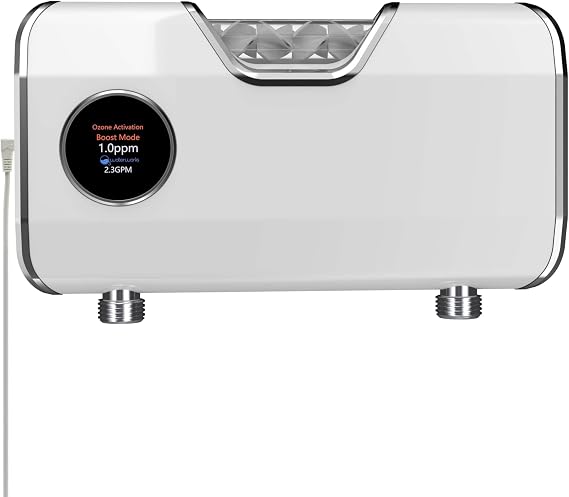 O3 Waterworks Smart Laundry System +PLUS, White | Advanced Detergent-Free Cleaning, O3 Water Technology, +PLUS Model Includes Wireless Remote with 3 Modes