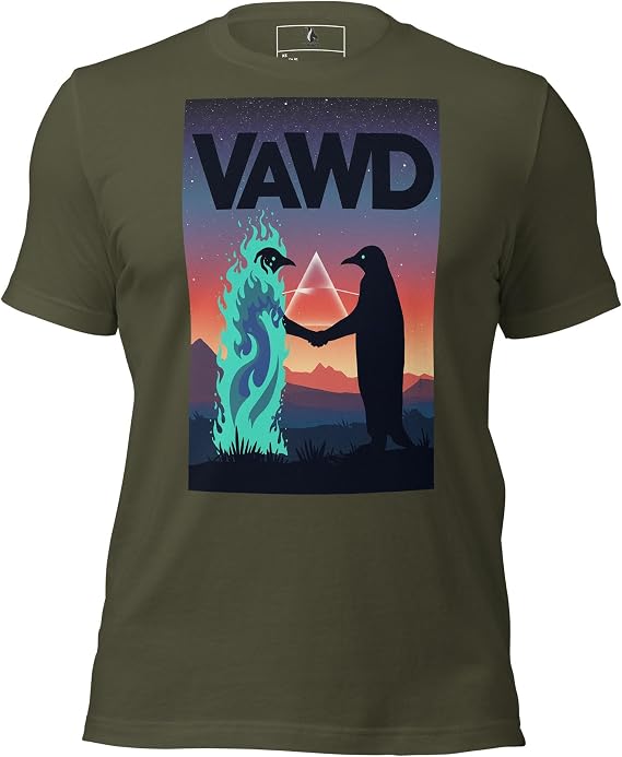 Surreal Handshake Graphic Tee Classic Psychedelic Rock Inspired T-Shirt