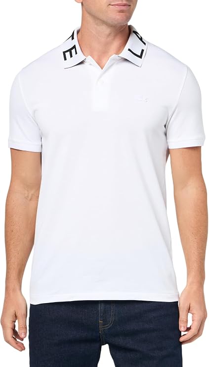 Lacoste Men's Slim Fit Jacquard Branded Polo Shirt