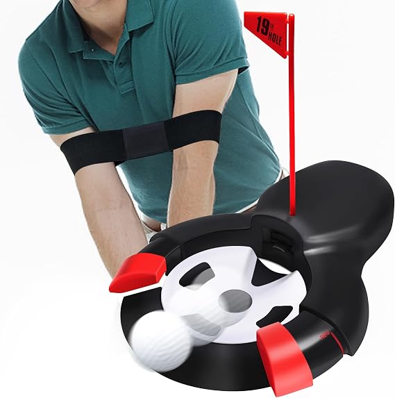 Golf Automatic Putting Ball Return Cup ,Putting Practice Automatic Putting Machine,Golf Cup Training Aid, Putting Returner for Indoor Outdoor Office Practic Golf Training Aids