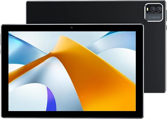 Tablet 10 Inch Android Tablets, Quad-Core Processor 64GB Storage and 1024GB Expand, 8GB RAM, 2MP8MP Dual Camera, 1280x800 10.1 IPS HD Display Screen, Support WiFi & BT, 6000mAh Long Battery Life.