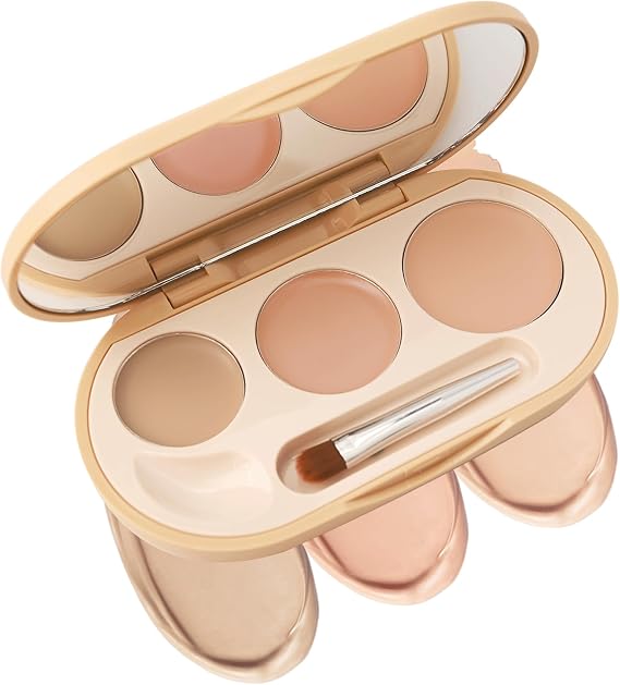 Cream Concealer Foundation Palette,Long Lasting Full Coverage Conceal Cream