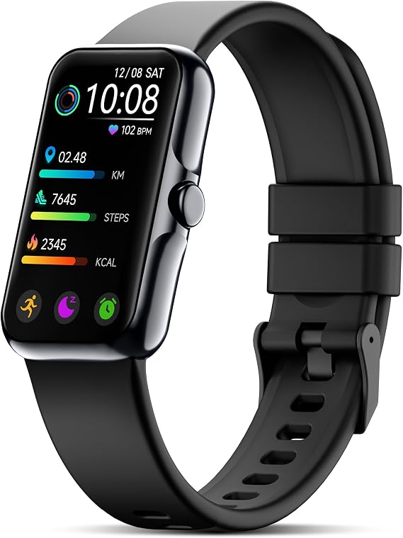 Health Fitness Tracker, Smart Watch with 24/7 Heart Rate and Blood Oxy-gen Monitor, Sleep Tracker with IP68 Waterproof, Activity Tracker Pedometer Step Counter for Women Men