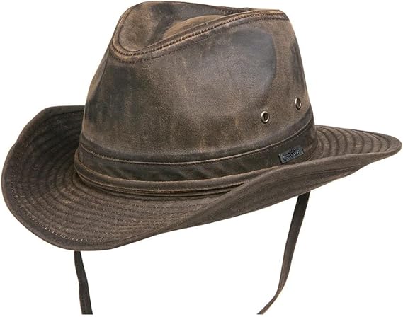 Conner Hats Bounty Hunter Water Resistant Cotton Hat - UPF 50+ Outdoor Sun | Features Shapeable 2.75" Brim, Secure Toggle Chin Cord, Protective Weathered Fabric Blend & Included Sizing Inserts
